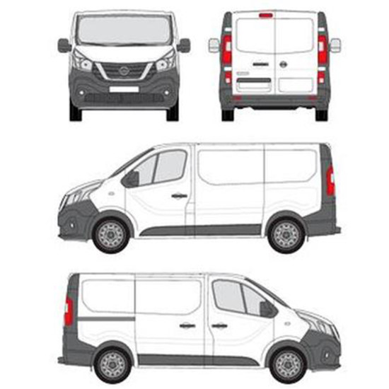 БАГАЖНИК ТОВАРНА СКАРА CRUZ EVO RACK MODULE Nissan NV300 L1H1 (I) (2016-->2022)
