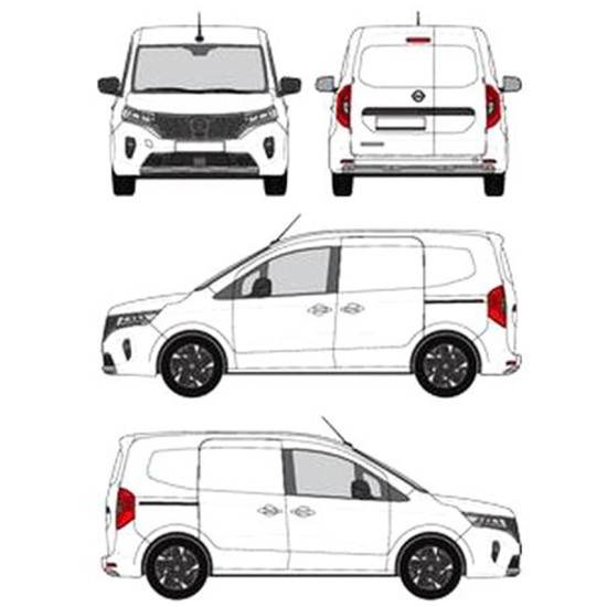 БАГАЖНИК ТОВАРНА СКАРА CRUZ EVO RACK MODULE Nissan Townstar (rear doors) (2021-->)