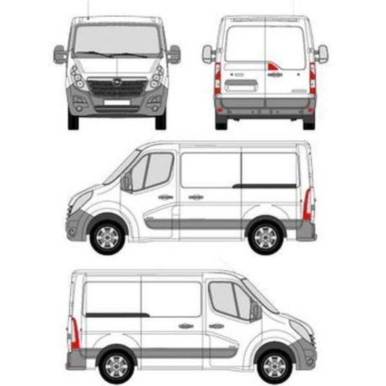 БАГАЖНИК ТОВАРНА СКАРА CRUZ EVO RACK MODULE Opel / Vauxhall Movano L1H1 (III) (2010-->2021)