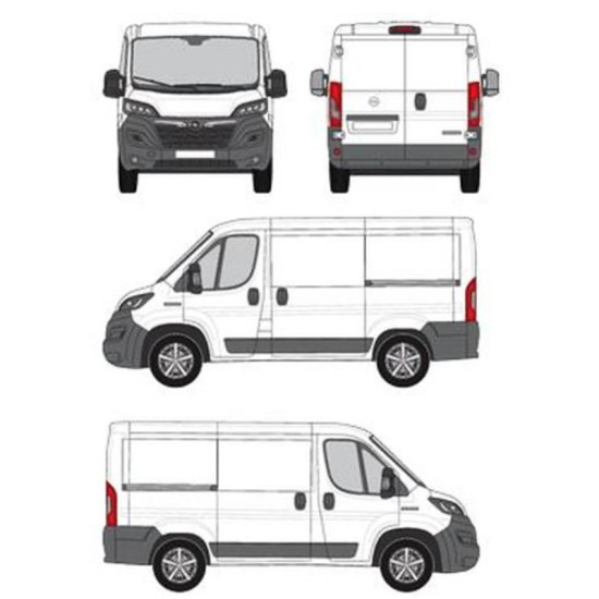 БАГАЖНИК ТОВАРНА СКАРА CRUZ EVO RACK MODULE Opel / Vauxhall Movano L1H1 (IV) (2021-->)