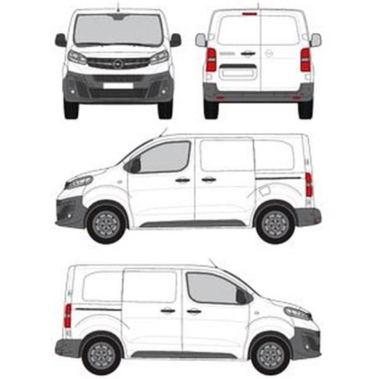 БАГАЖНИК ТОВАРНА СКАРА CRUZ EVO RACK MODULE Opel / Vauxhall Vivaro L1H1 (S/short - 3 fixpoint) (2019-->)