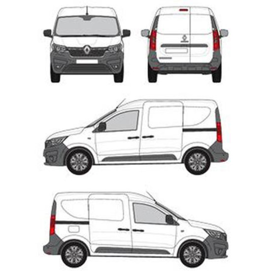 БАГАЖНИК ТОВАРНА СКАРА CRUZ EVO RACK MODULE Renault Express L1H1 (fixpoint) (2021-->)