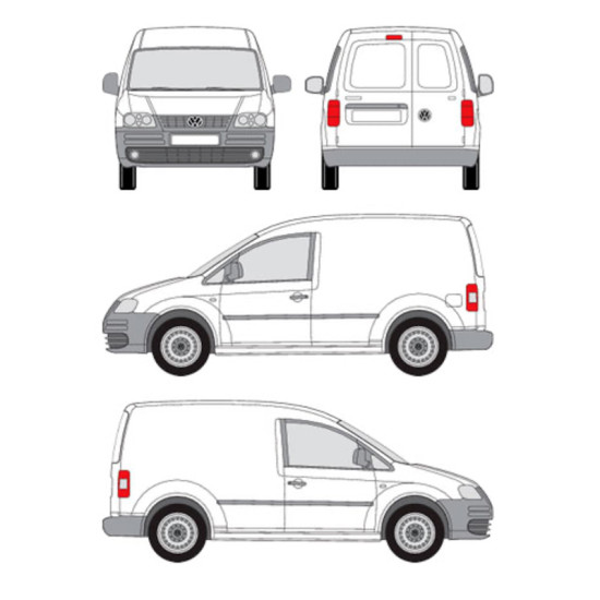 БАГАЖНИК ТОВАРНА СКАРА CRUZ EVO RACK MODULE Volkswagen Caddy (III) (2004-->2011)