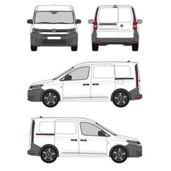 БАГАЖНИК ТОВАРНА СКАРА CRUZ EVO RACK MODULE Volkswagen Caddy (V) (2020-->)