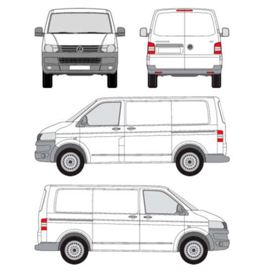 БАГАЖНИК ТОВАРНА СКАРА CRUZ EVO RACK MODULE Volkswagen T5 (2003-->2015)