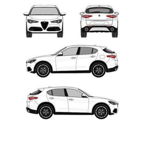 БАГАЖНИК ГРЕДИ CRUZ AIRO T ALFA ROMEO STELVIO 5D (2017->)