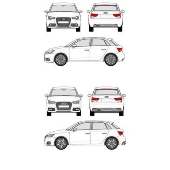 БАГАЖНИК ГРЕДИ CRUZ AIRO T Audi A1 5d Sportback (2012-->2018)