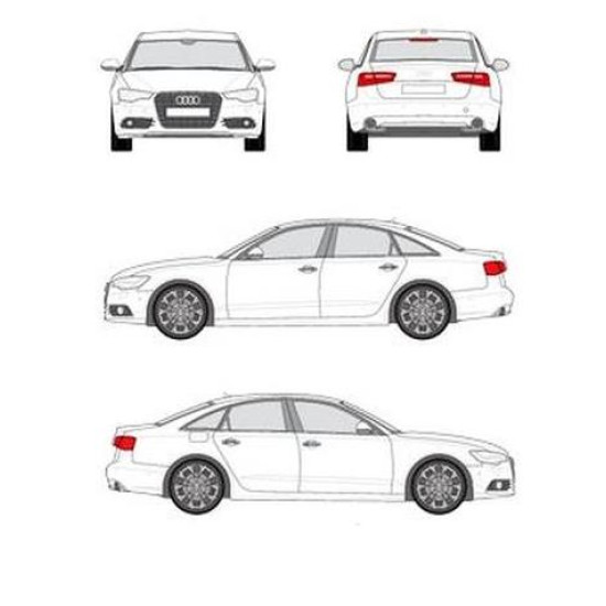 БАГАЖНИК ГРЕДИ CRUZ AIRO T AUDI A6 sedan 4d (C7 - standard roof) (2011-->2018)