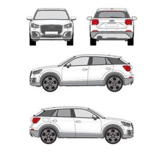 БАГАЖНИК ГРЕДИ CRUZ AIRO T AUDI Q2 5d (standard roof) (2016-->)