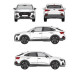 БАГАЖНИК ГРЕДИ CRUZ AIRO T AUDI Q3 5d Sportback (II/F3 - standard roof) (2019-->)