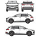БАГАЖНИК ГРЕДИ CRUZ AIRO FIX AUDI Q4 e-tron 5d (integrated railing) (2021-->)