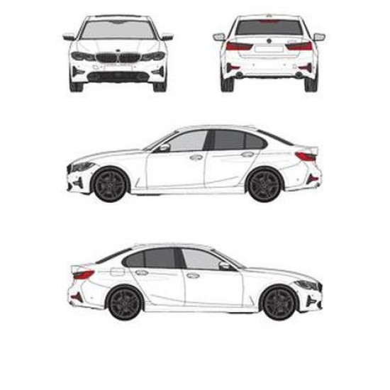 Багажник греди Cruz Airo FUSE DARK за BMW 3-Series sedan 4d (G20 - fixpoint) (2019-->)