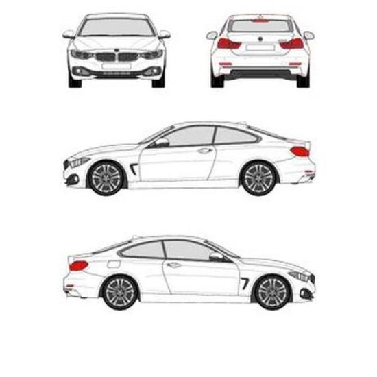 БАГАЖНИК ГРЕДИ CRUZ AIRO X BMW Serie 4 Coupe 3d (F32 - fixpoint) (2014-->2021)