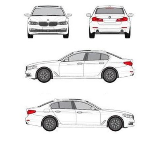Багажник греди Cruz Airo FUSE DARK за BMW 5-Series sedan 4d (G30 - fixpoint) (2017-->2023)