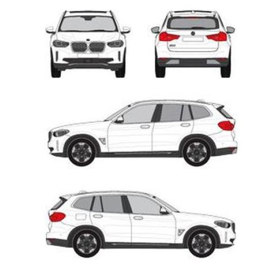 Багажник греди Cruz Airo FUSE за BMW iX3, G08, (integrated railing) (2020->)