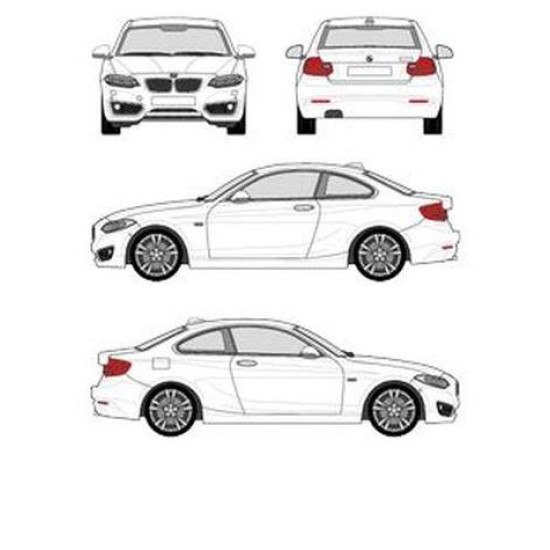 БАГАЖНИК ЗА BMW ГРЕДИ CRUZ AIRO X BMW Serie 2 Coupe 2d (F22 - fixpoint) (2014-->2022)