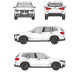 БАГАЖНИК ГРЕДИ CRUZ AIRO FIX BMW X3 5d (III/G01 - integrated railing) (2018-->)