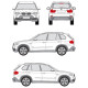 БАГАЖНИК ГРЕДИ CRUZ AIRO за BMW X5 5d (E70 / E53 - railing) (2000-->2007) (2007-->2013)