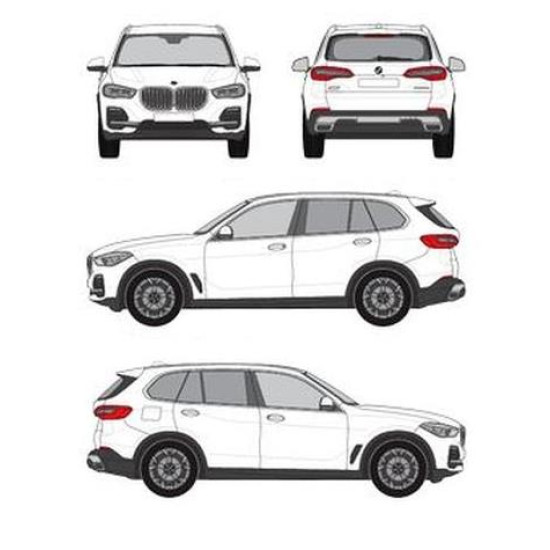 БАГАЖНИК ГРЕДИ CRUZ AIRO FIX BMW X5 5d (G05 - integrated railing) (2018-->)