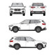 БАГАЖНИК ГРЕДИ CRUZ AIRO FIX BMW X5 5d (G05 - integrated railing) (2018-->)