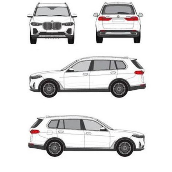 БАГАЖНИК ЗА BMW X7 CRUZ AIRO BMW X7 5d (G07 - railing) (2019-->)