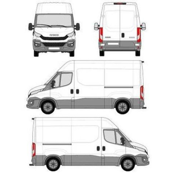 БАГАЖНИК ТОВАРНА СКАРА CRUZ EVO RACK MODULE Iveco Daily 3520/H2 (10,8 m3 - 3 fixpoint) (2014-->)