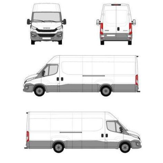 БАГАЖНИК ТОВАРНА СКАРА CRUZ EVO RACK MODULE Iveco Daily 4100/H2 (16 m3) (2014-->)