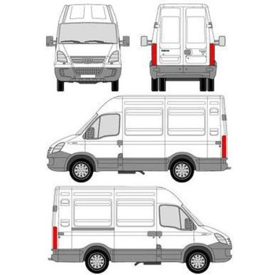 БАГАЖНИК ТОВАРНА СКАРА CRUZ EVO RACK MODULE Iveco Daily L1H2 (III - long body) (2000-->2014)