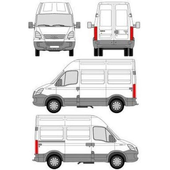 БАГАЖНИК ТОВАРНА СКАРА CRUZ EVO RACK MODULE Iveco Daily L1H2 (III - short body) (2000-->2014)