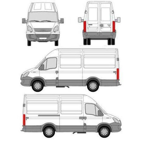 БАГАЖНИК ТОВАРНА СКАРА CRUZ EVO RACK MODULE Iveco Daily L2H2 (III) (2000-->2014)