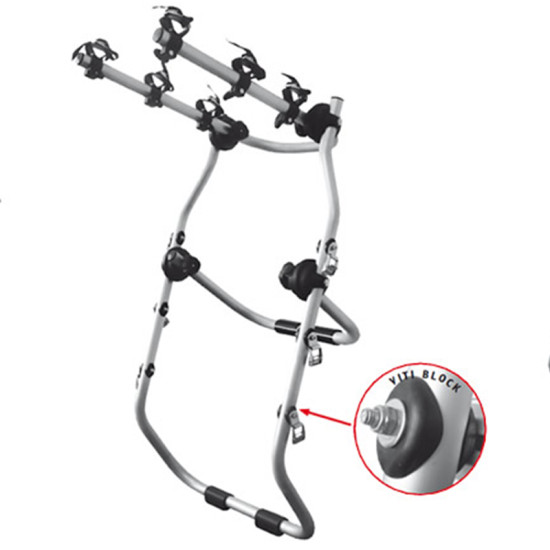 БАГАЖНИК ЗА ЗАДЕН КАПАК ЗА ТРИ ВЕЛОСИПЕДА 3 STEEL