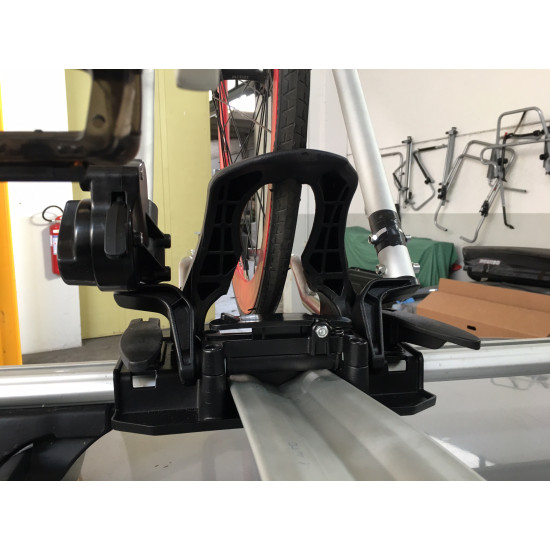 БАГАЖНИК ЗА ВЕЛОСИПЕД CLOVER SX ЧЕРЕН - ЛЯВО ОТВАРЯНЕ