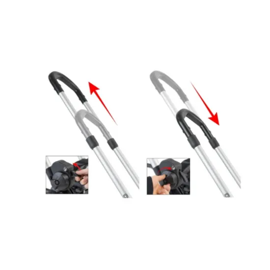 БАГАЖНИК ЗА ВЕЛОСИПЕД CLOVER SX ЧЕРЕН - ЛЯВО ОТВАРЯНЕ