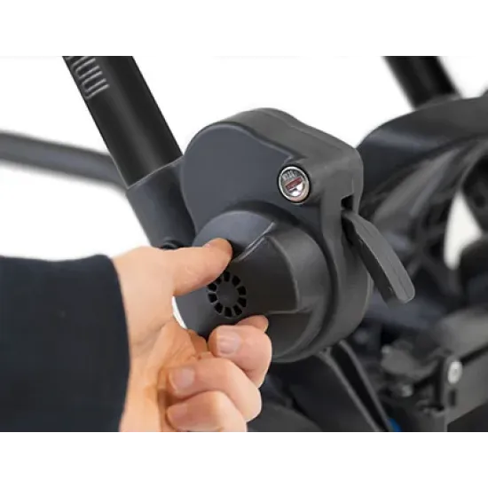 БАГАЖНИК ЗА ВЕЛОСИПЕД CLOVER SX ЧЕРЕН - ЛЯВО ОТВАРЯНЕ