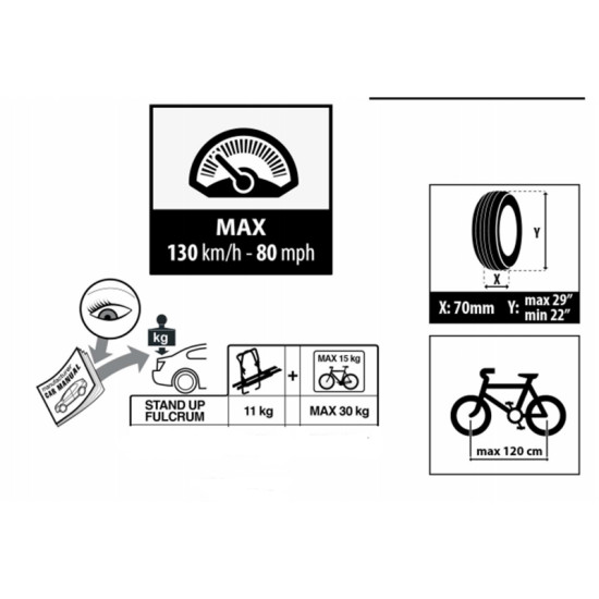 БАГАЖНИК ЗА ЗАДЕН КАПАК ЗА ВЕЛОСИПЕД S2