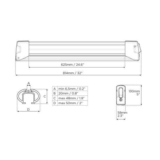 БАГАЖНИК ЗА СКИ MENABO YELO 6 BLACK С ИЗТЕГЛЯЩО СЕ РАМО