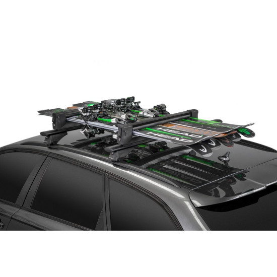 БАГАЖНИК ЗА СКИ MENABO YELO 6 BLACK С ИЗТЕГЛЯЩО СЕ РАМО