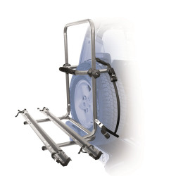 БАГАЖНИК ЗА ВЕЛОСИПЕДИ ЗА РЕЗЕРВНА ГУМА НА ДЖИП 4Х4