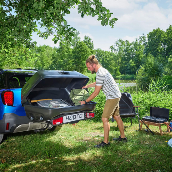 Багажник за теглич HAPRO BOXER L BLACK