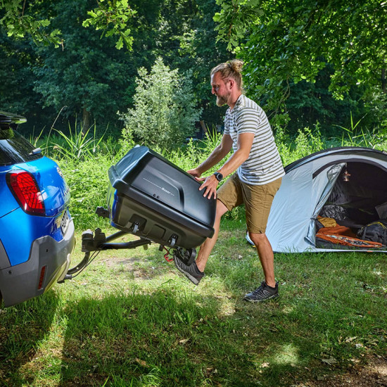 Багажник за теглич HAPRO BOXER L BLACK