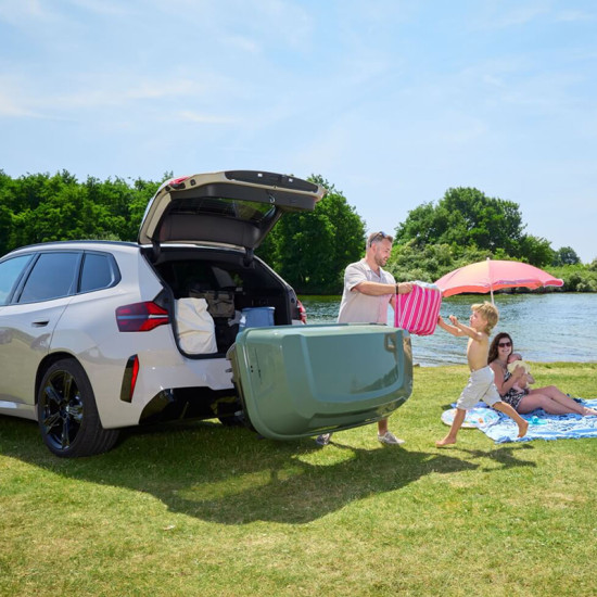 Багажник за теглич HAPRO BOXER L SAGE GREEN METALLIC