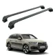 Багажник за Audi Q7 5d (II/4M - integrated railing) (2015-->) AERO BAR BLACK