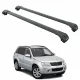 БАГАЖНИК ЗА Suzuki Grand Vitara 3d/5d (III/JT - integrated railing) (2005-->2015) AERO BAR BLACK