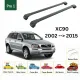 БАГАЖНИК ЗА Volvo XC90 5d (I - railing) (2002-->2015) AERO BAR BLACK