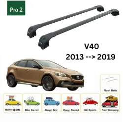 БАГАЖНИК ЗА Volvo V40 CC 5d (Cross Country - integrated railing) (2013-->2019) AERO BAR
