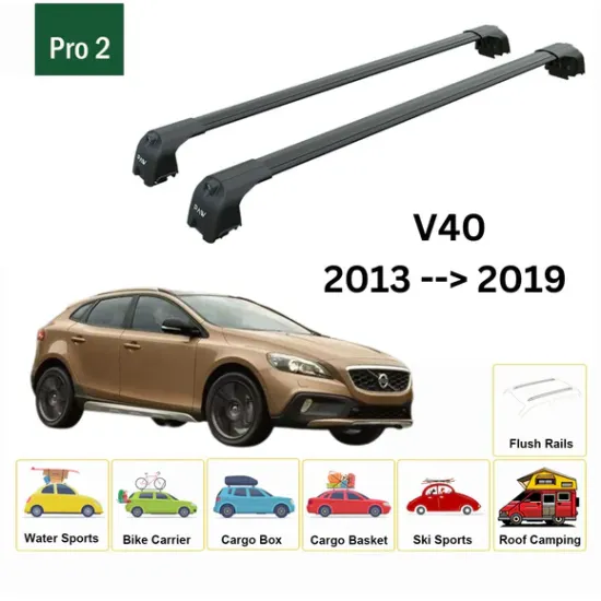 БАГАЖНИК ЗА Volvo V40 CC 5d (Cross Country - integrated railing) (2013-->2019) AERO BAR