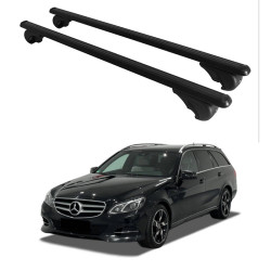 Багажник за Mercedes Clase E Estate (S212 - railing) (2009-->2016) ALU REILING BLACK