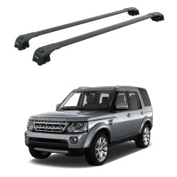 БАГАЖНИК ЗА Land Rover Discovery 5d (IV - T-Profile / T-Track) (2009-->2017) AERO BAR BLACK