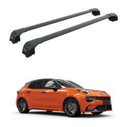 БАГАЖНИК ЗА LYNK & CO 02 5d. Hatchback (integrated railing) (2021->2025) AERO BAR BLACK