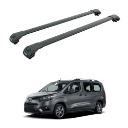 БАГАЖНИК ЗА Toyota ProAce City Verso L1 L2 (I - railing) (2019-->) AERO BAR BLACK